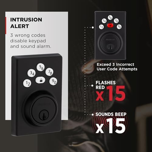 Kwikset Powerbolt 240 5-Button Keypad Door Lock