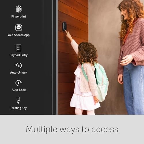 Yale August Wi-Fi Smart Lock with Keypad Touch Black