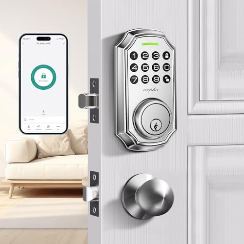 Keyless Door Lock Set with 2 Knobs