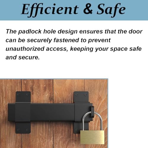 TopHomer 748inch Slide Gate Latch - Heavy Duty Perfect for Outdoor Use