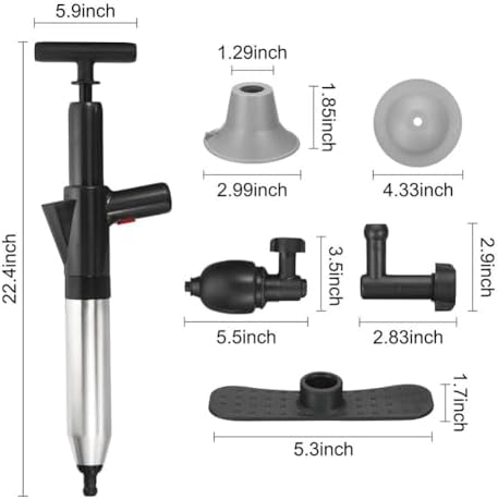 Efficient Pneumatic Floor Drain Unclogging Tool
