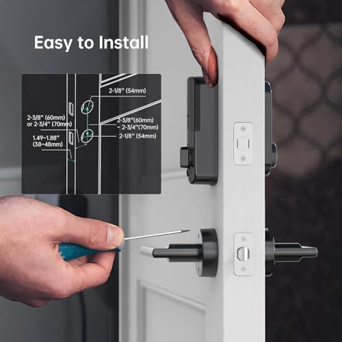 Smart Front Lock Set Fingerprint Smart Tech for Home Security