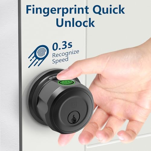 Fingerprint Door Lock Keyless Entry Smart Deadbolt Lock