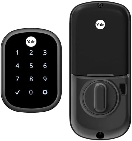 Unlock Your Door with Yale Assure Deadbolt Lock Black Suede