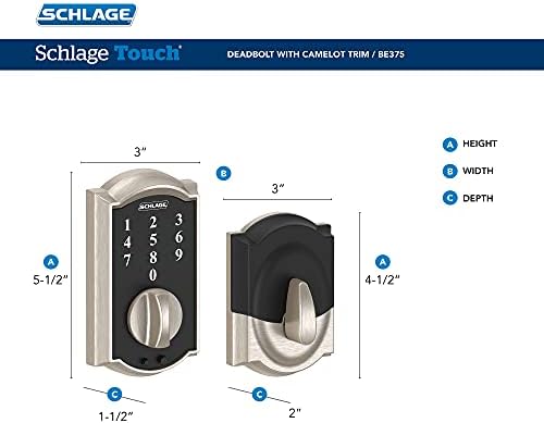 Secura Right Touch Cam Deadbolt
