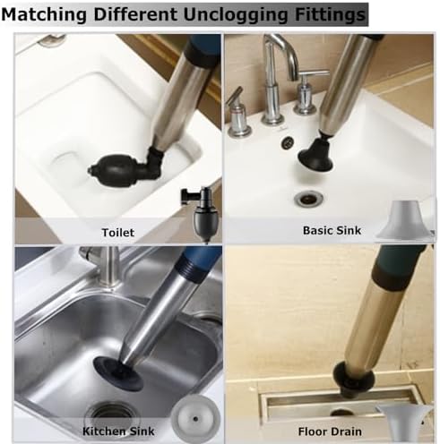 Easy-to-Use Heavy-Duty Toilet Plunger for Plumbing Masters Homies