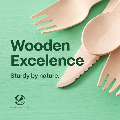 100 compostable cutlery set - 300 pieces
