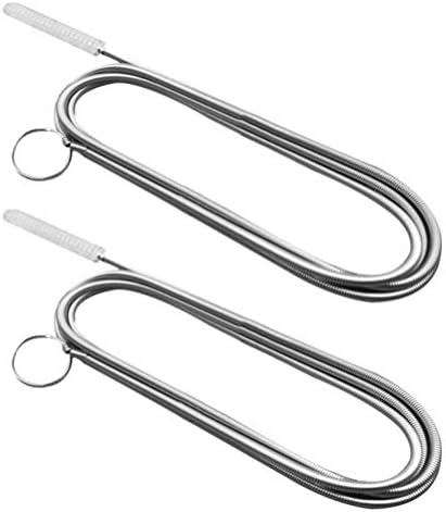 2-Pack Metal Drain Auger for Sink and Kitchen Clogs