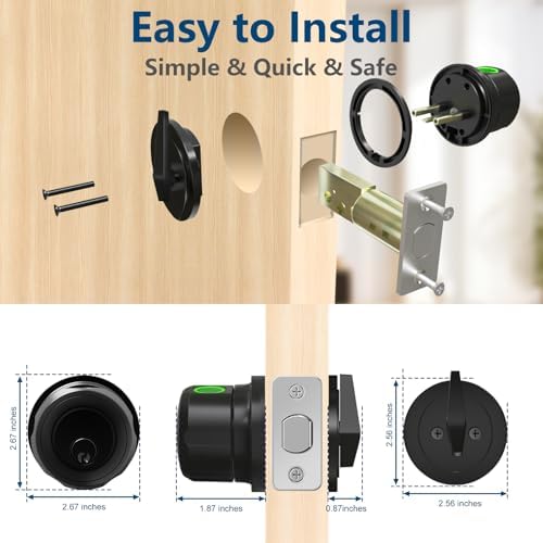 Fingerprint Door Lock Keyless Entry Smart Deadbolt Lock