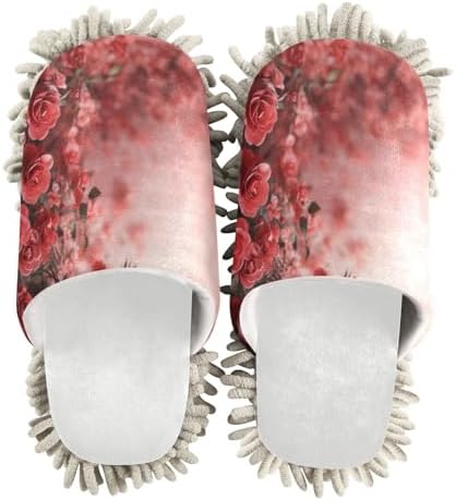 Burbuja Valentine Roses Microfiber Mop Slippers Unisex