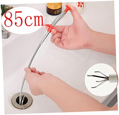 Uonlytech 85cm Flexible Drain Auger with Claw Grabber