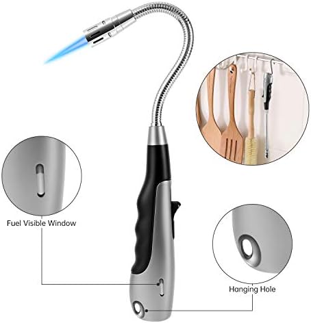 Visible Fuel Window Torch Lighter