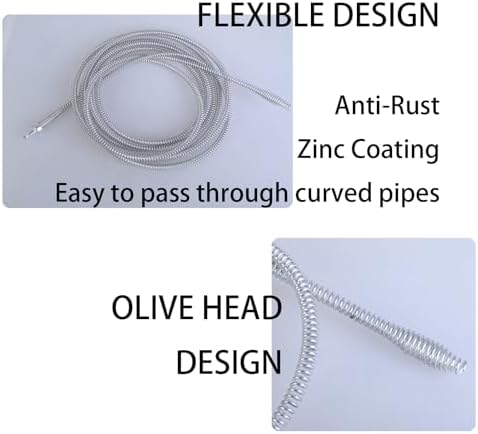 Pipe Helical Drain Cleaner for 10mm Pipes
