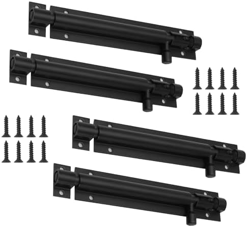 Secure 5-inch Barrel Bolt Lock for Gates Doors