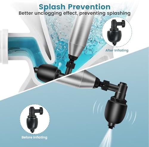 Heavy-Duty Electric Toilet Plunger for Efficient Clog Removal