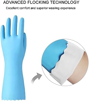 Bam ullam RubberCleaning Gloves - Latex Free Kitchen