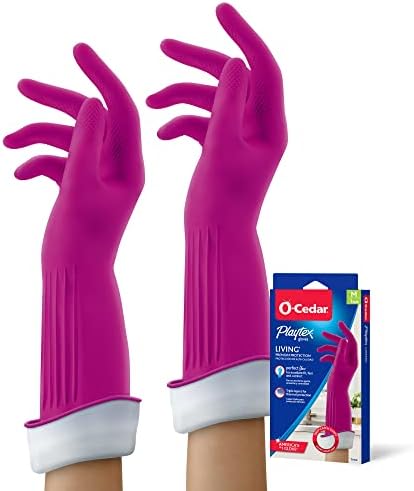 Fashionable Neoprene rubber gloves with Drip-Catch Cuffs