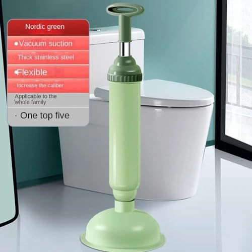 Effortless High-Pressure Toilet Plunger