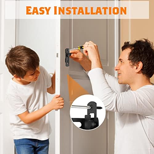 Stainless Steel 90-Degree Barn Door Latches