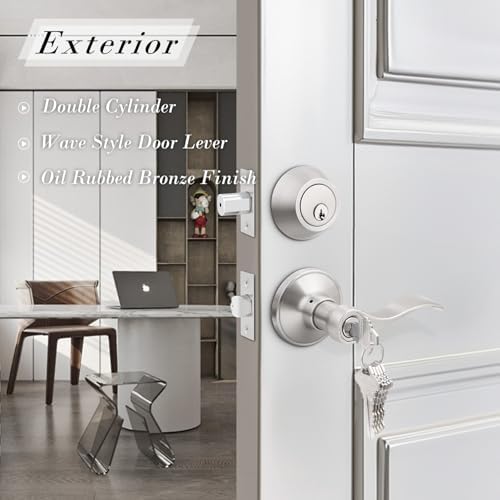 Fast Secure Easy Key Entry Door Lock Set