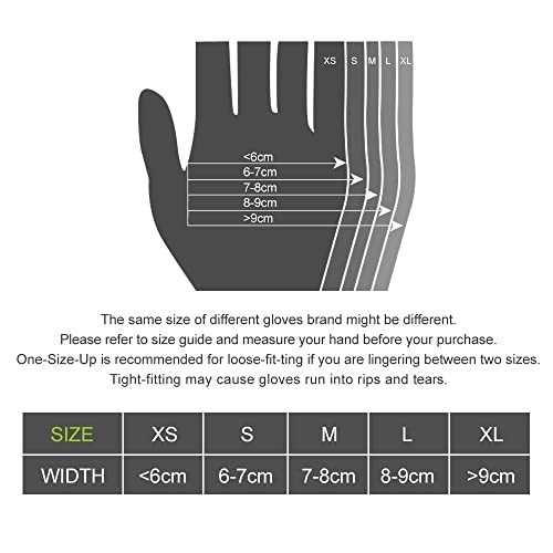 KKD Nitrile Gloves Latex-Free Powder-Free 100 Count Large Size