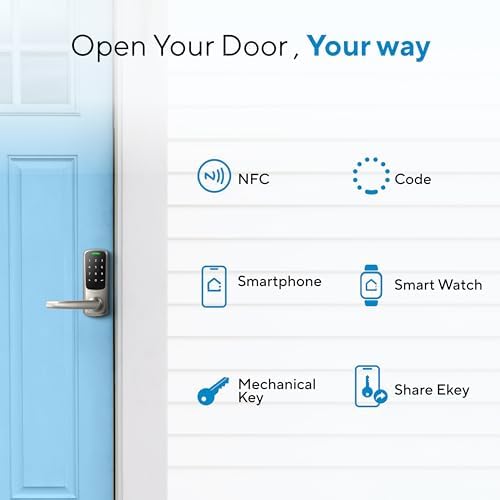 Ultraloq Latch 5 Smart Lock with NFC and Keyless Entry