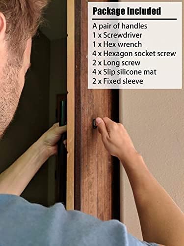 Sturdy Durable Antique-Cloud Door Handle Set