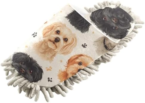 Premium Microfiber Cleaning Slippers for Easy Floor Maintenance