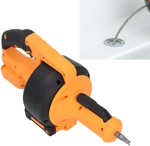 Cordless Drain Auger 7m Power Tool for Clogs
