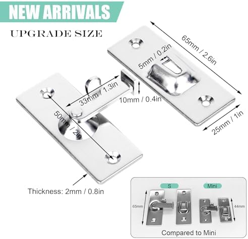 upgraded door lock for sliding doors
