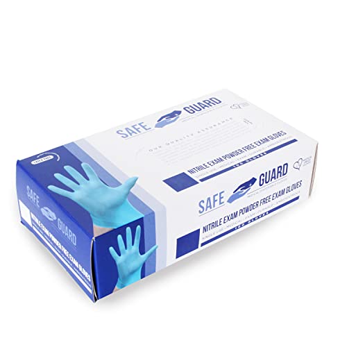 Safeguard Nitrile Gloves - Latex and Powder Free