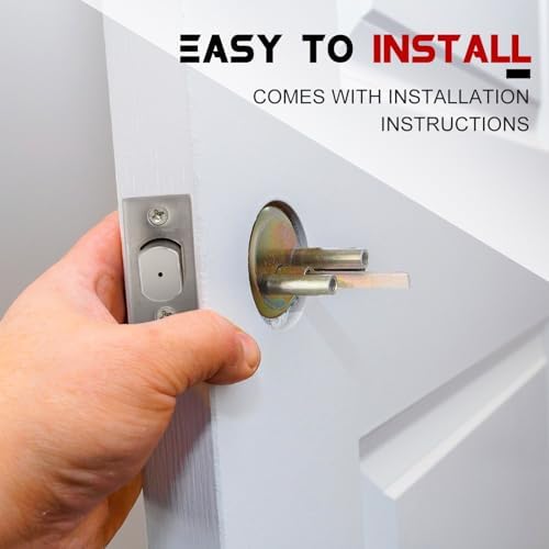 Tandefio Vacant Occupied Bathroom Deadbolt with Indicator