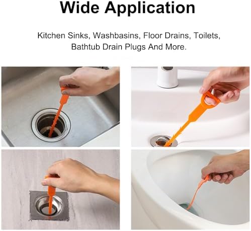 SEIWEI 6-Piece Drain Unblocker Set