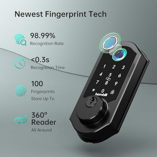 Smart Front Lock Set Fingerprint Smart Tech for Home Security