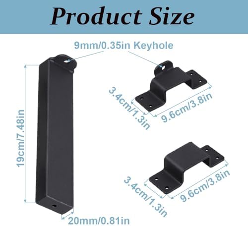 TopHomer 748inch Slide Gate Latch - Heavy Duty Perfect for Outdoor Use