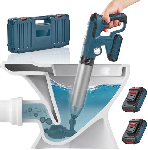 Heavy-Duty Electric Toilet Plunger for Efficient Clog Removal