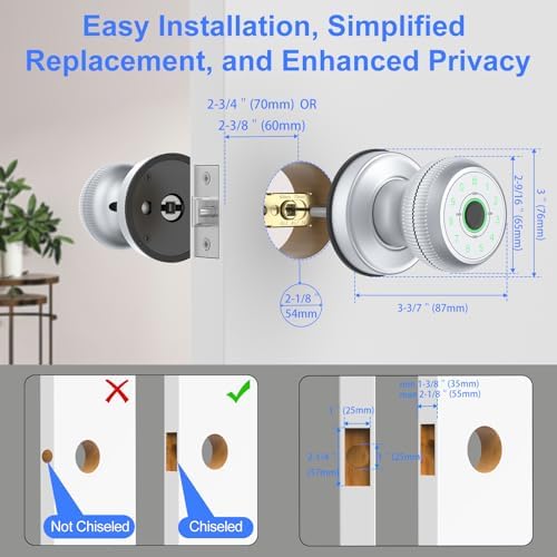 Smart Fingerprint Door Lock - Remote Secure