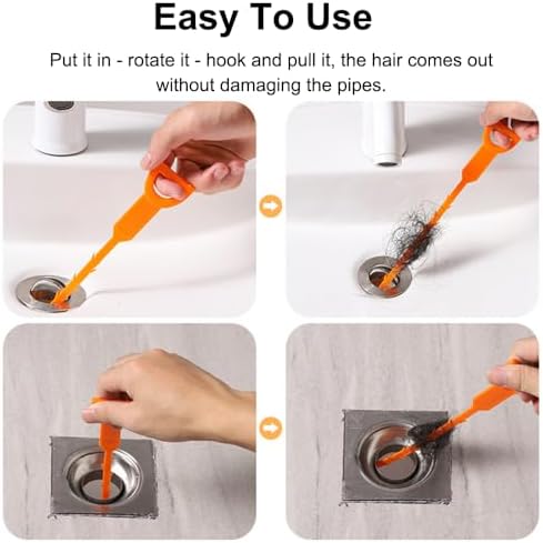 SEIWEI 6-Piece Drain Unblocker Set