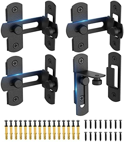 Stainless Steel 90-Degree Barn Door Latches