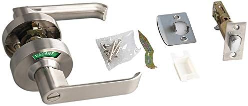Bathroom Privacy Lever Lock with Illuminated Door Indicator for Restrooms