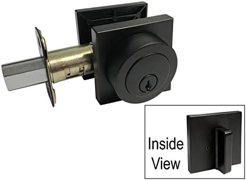 eBuilderDirect Black Entry Door knobs Lock Set