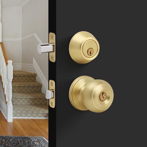 Round Design Door Deadbolt with Keys