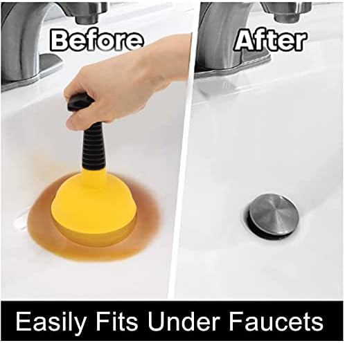 AUNMAS Sink Plunger - Efficient Unclogging Tool for Small Drains