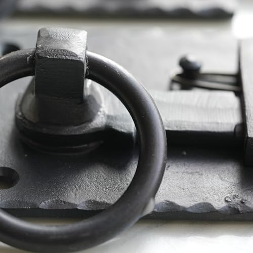 Heavy Duty Rustic Iron Latch for Country Homes