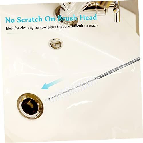 4 Set Tube Cleaning Brush Drain Auger for Sink Kitchen Bathroom