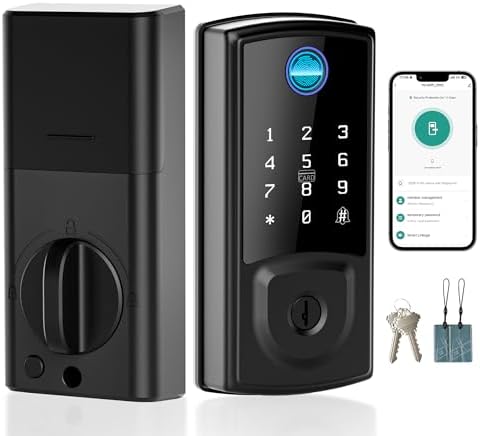 Smart Fingerprint Door Lock with Remote Control 247 Support