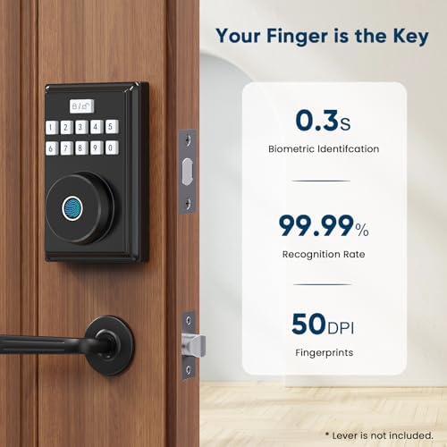 Secure Stylish DoorLock with Fingerprint Technology