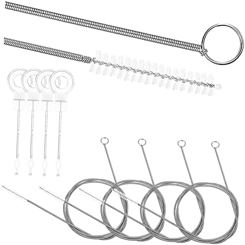 4Pack Sink Plunger Set with a Snake