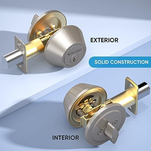 Ticonn Silver Door Handles Wave Style