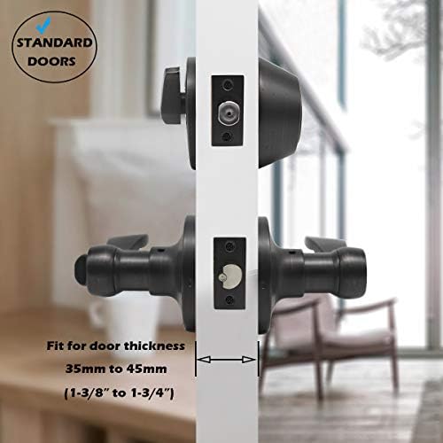 Wave Entry Door Lever Set by Gobrico